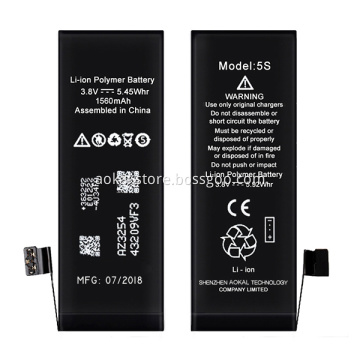Brandnew 0 cycle iPhone 5S Replacement Li-ion Battery